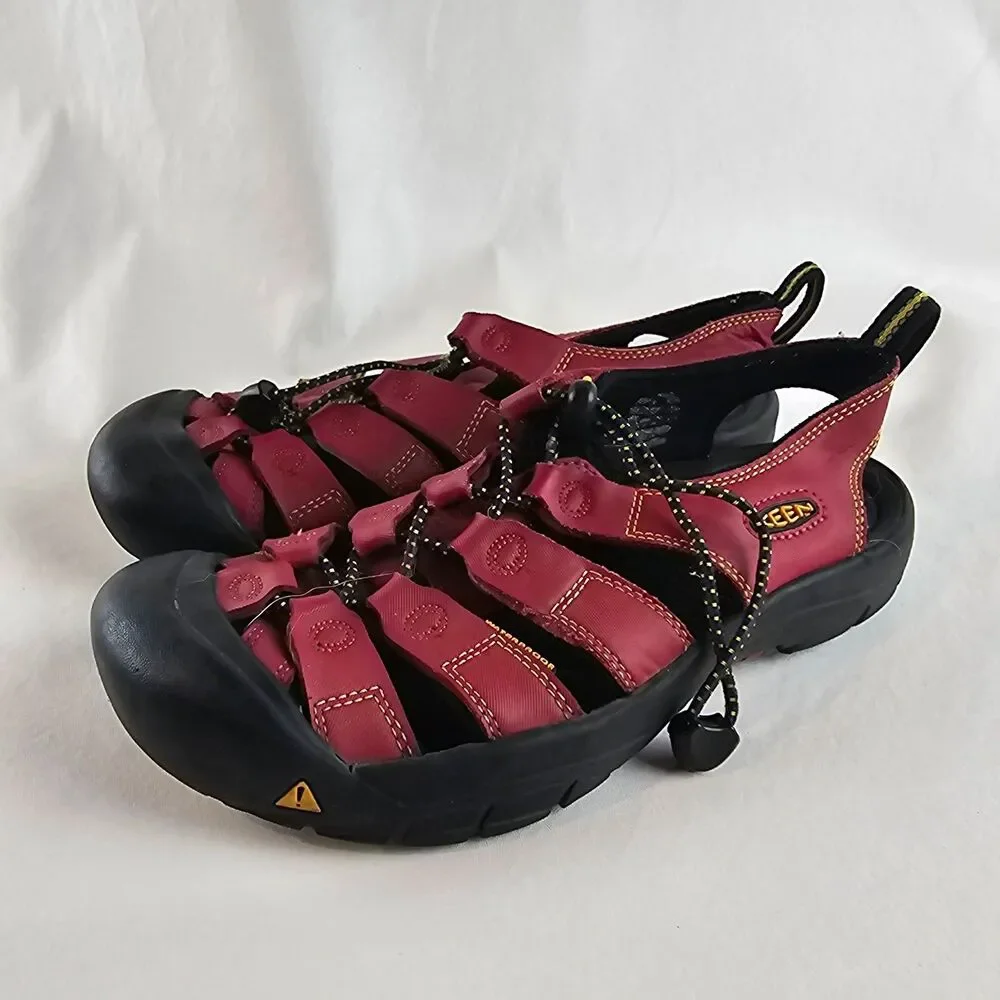 KEEN Newport H2 Womens Approx Sz 9 Red Waterproof Sport Hiking Sandals Outdoor - Picture 4 of 12